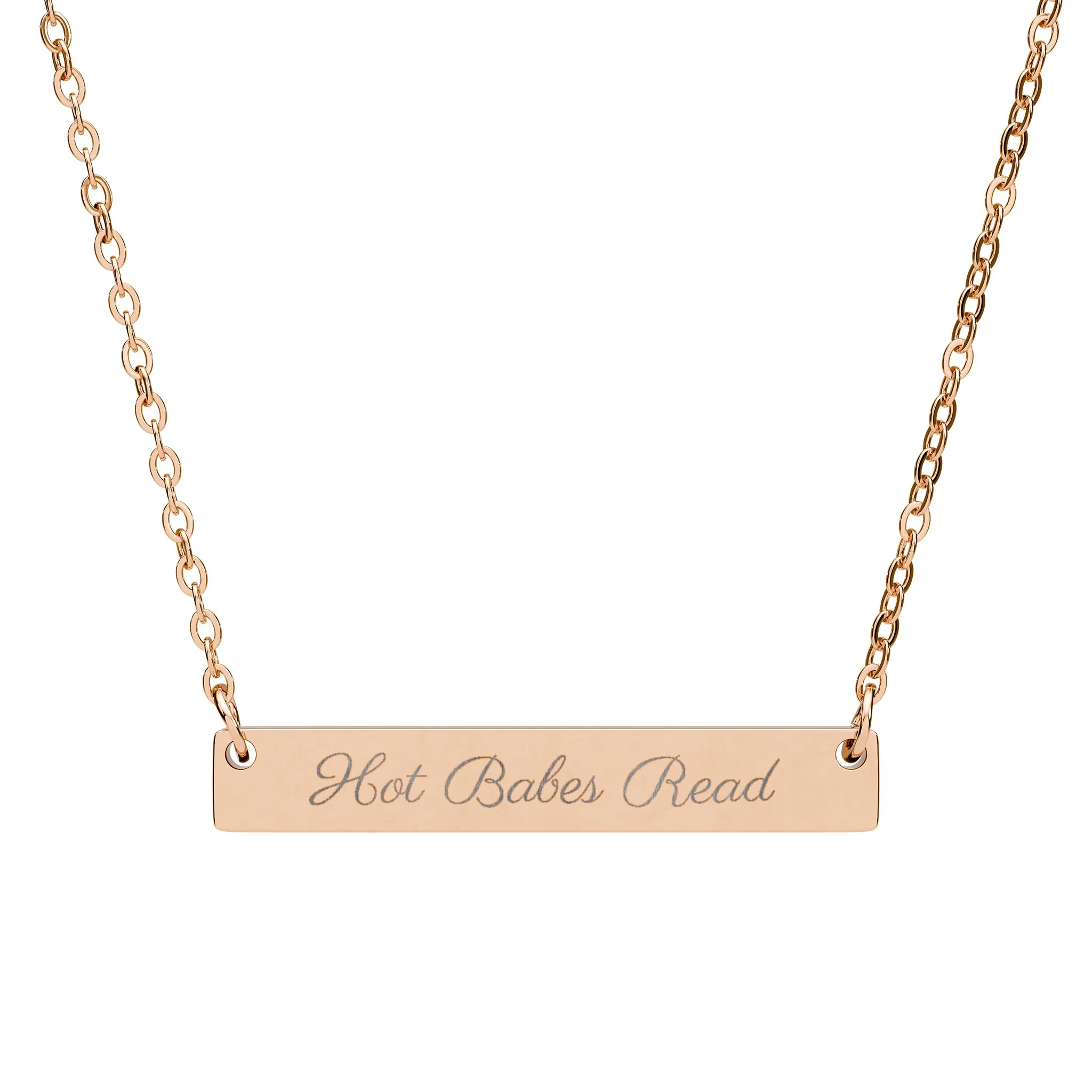 Hot Babes Read Bar Necklace - Image 3