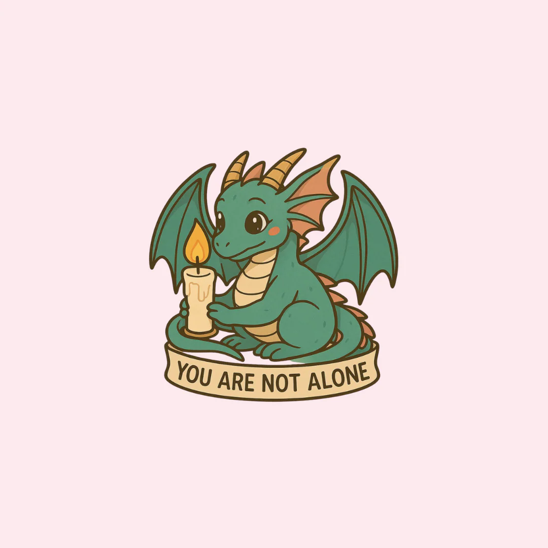 You Are Not Alone Enamel Pin